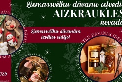 Atpūtas un ceļojumu piedāvājumi 11.12.2025 - 17.12.2025 Dāvanu ceļvedis Aizkraukles novadā Aizkraukles novada TIC